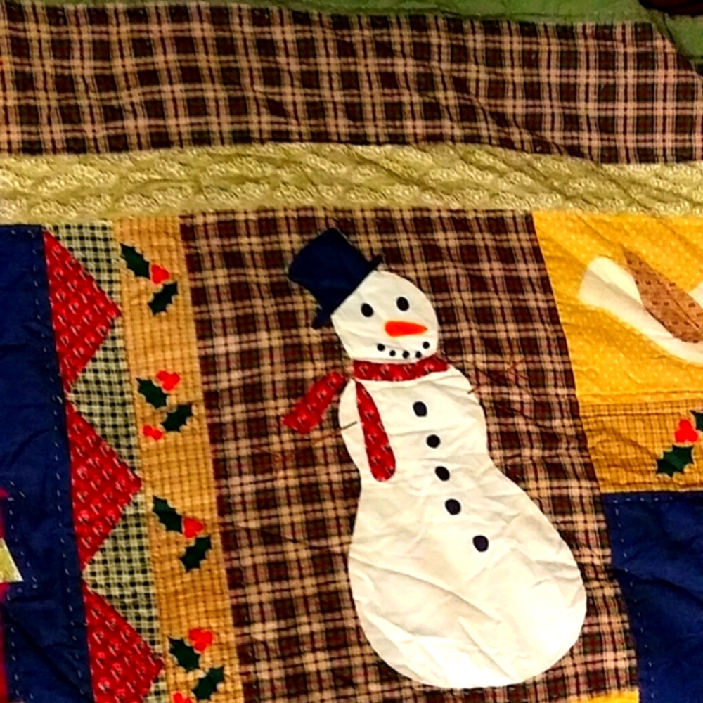 Handmade Holiday Quilt